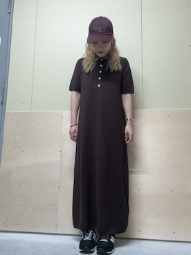 「URBAN RESEARCH Sonny Label（アーバンリサーチサニーレーベル）のアイテム（キャップ）」を使った、sachiさん（レディース・153cm）の夏コーディネート