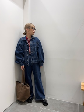 「URBAN RESEARCH Sonny Label（アーバンリサーチサニーレーベル）のアイテム（ジャケット/アウター）」を使った、sachiさん（レディース・153cm）の秋コーディネート