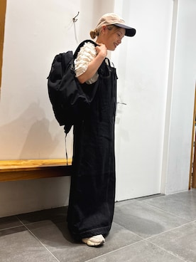 「URBAN RESEARCH Sonny Label（アーバンリサーチサニーレーベル）のアイテム（キャップ）」を使った、sachiさん（レディース・153cm）の夏コーディネート