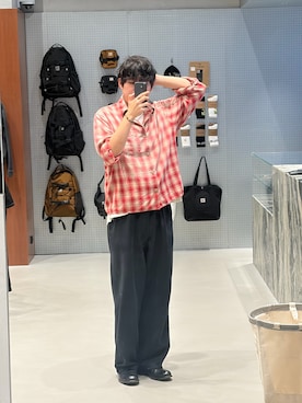 「A.PRESSE（アプレッセ）のアイテム」を使った、kky961008さん（メンズ・183cm）の夏コーディネート