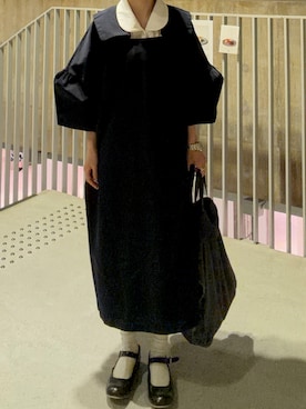 「COMME des GARCONS（コムデギャルソン）のアイテム」を使った、lull0qqさん（レディース・152cm）の夏コーディネート