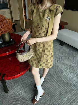 「GUCCI（グッチ）のアイテム」を使った、mitsui0907 さん（レディース・158cm）の春コーディネート