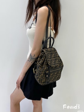 「FENDI（フェンディ）のアイテム（バックパック/リュック、その他）」を使った、mitsui0907 さん（レディース・158cm）の春コーディネート