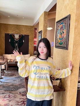 「CHANEL（シャネル）のアイテム（トップス）」を使った、mitsui0907 さん（レディース・158cm）の春コーディネート