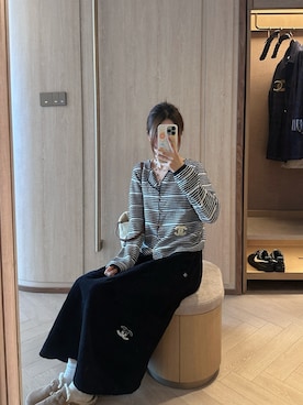 「CHANEL（シャネル）のアイテム」を使った、mitsui0907 さん（レディース・158cm）の春コーディネート