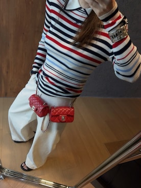 「CHANEL（シャネル）のアイテム」を使った、mitsui0907 さん（レディース・158cm）の春コーディネート