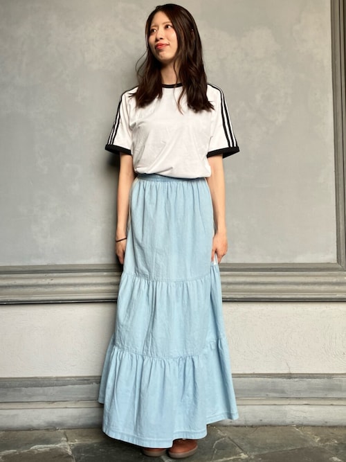 adidasのスカートを使ったコーディネート(ZOZOTOWN Yahoo!店