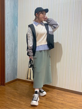 「UNTITLED（アンタイトル）のアイテム」を使った、ayaさん（レディース・162cm）の冬コーディネート