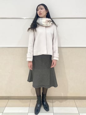 838さん(レディース・168cm)の冬コーディネート