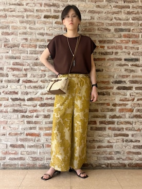 「Sunauna（スーナウーナ）のアイテム」を使った、しばさん（レディース・168cm）の春コーディネート