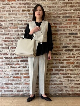 「THE SHOP TK （ザ ショップ ティーケー ）のアイテム（パンプス）」を使った、しばさん（レディース・168cm）の冬コーディネート
