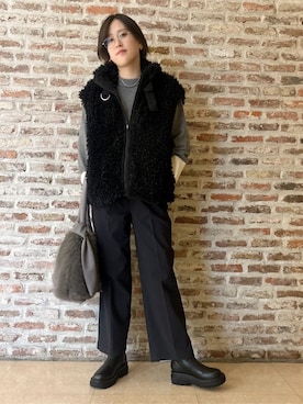 しばさん(レディース・168cm)の冬コーディネート