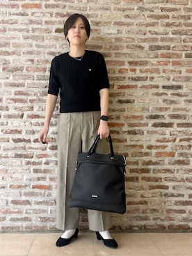 「POLO BCS（ポロ ビーシーエス）のアイテム」を使った、しばさん（レディース・168cm）の秋コーディネート