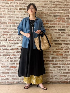 「Sunauna（スーナウーナ）のアイテム」を使った、しばさん（レディース・168cm）の春コーディネート