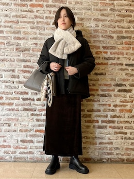 しばさん(レディース・168cm)の冬コーディネート