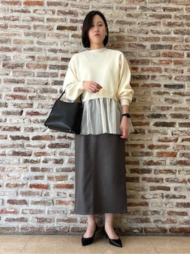 しばさん(レディース・168cm)の冬コーディネート