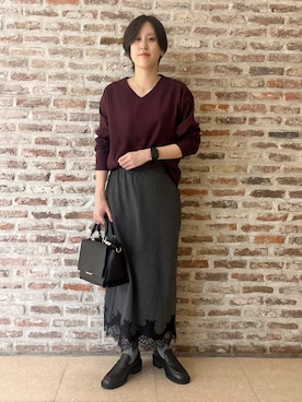 しばさん（レディース・168cm）の秋コーディネート
