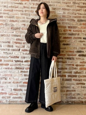 しばさん(レディース・168cm)の冬コーディネート