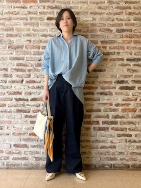 「THE SHOP TK （ザ ショップ ティーケー ）のアイテム」を使った、しばさん（レディース・168cm）の春コーディネート