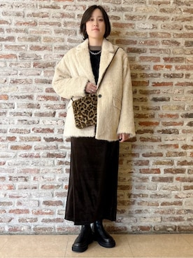 しばさん(レディース・168cm)の冬コーディネート