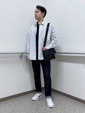 「TAKEO KIKUCHI（タケオキクチ）のアイテム」を使った、KEIさん（メンズ・167cm）の秋コーディネート