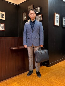 「TAKEO KIKUCHI（タケオキクチ）のアイテム」を使った、KEIさん（メンズ・167cm）の春コーディネート