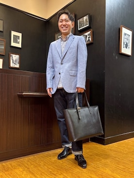 「TAKEO KIKUCHI（タケオキクチ）のアイテム」を使った、KEIさん（メンズ・167cm）の春コーディネート