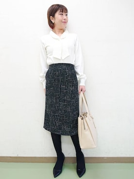 n.さん（レディース・162cm）の冬コーディネート