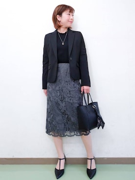 n.さん(レディース・162cm)の冬コーディネート