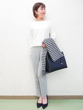 n.さん（レディース・162cm）の冬コーディネート