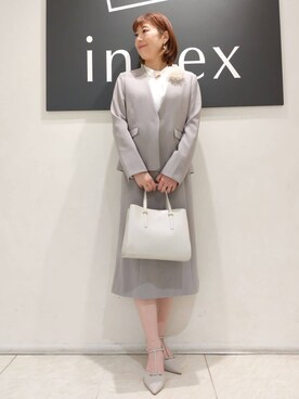 n.さん（レディース・162cm）の冬コーディネート