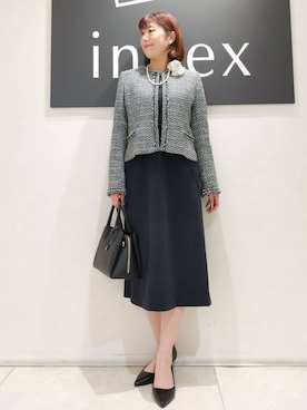n.さん(レディース・162cm)の冬コーディネート