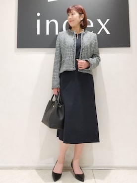 n.さん(レディース・162cm)の冬コーディネート
