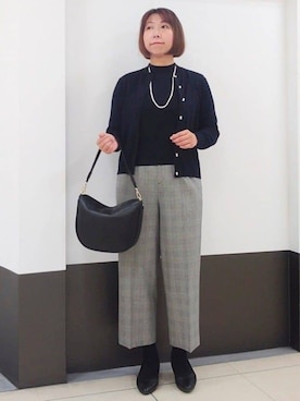 「アイテム（アンサンブル）」を使った、じゅりさん（レディース・163cm）の冬コーディネート
