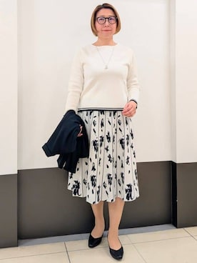 「Reflect（リフレクト）のアイテム（アクセサリー）」を使った、じゅりさん（レディース・163cm）の冬コーディネート