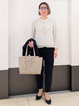 「Reflect（リフレクト）のアイテム」を使った、じゅりさん（レディース・163cm）の春コーディネート