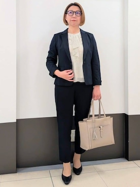 「Reflect（リフレクト）のアイテム」を使った、じゅりさん（レディース・163cm）の春コーディネート