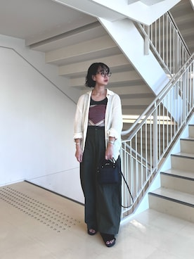 「IACUCCI（イアクッチ）のアイテム」を使った、tkgykiacさん（レディース・159cm）の夏コーディネート