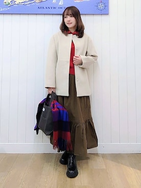 itoさん（レディース・159cm）の冬コーディネート