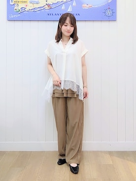 「cloenc（クロエンス）のアイテム」を使った、itoさん（レディース・159cm）の夏コーディネート