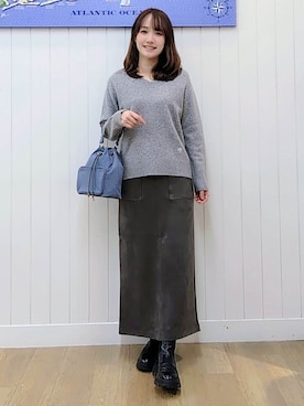 itoさん（レディース・159cm）の冬コーディネート
