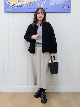 itoさん（レディース・159cm）の冬コーディネート