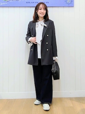 「THE SHOP TK （ザ ショップ ティーケー ）のアイテム」を使った、itoさん（レディース・159cm）の冬コーディネート