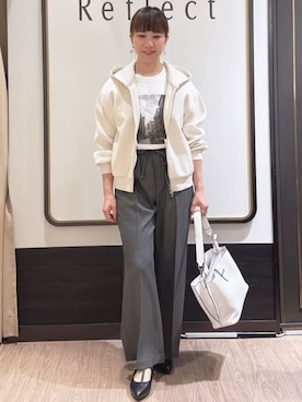 「Reflect（リフレクト）のアイテム（シューズ）」を使った、nekoさん（レディース・159cm）の春コーディネート