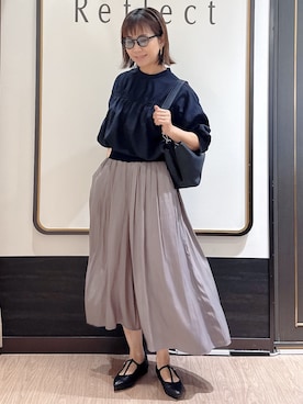 「Reflect（リフレクト）のアイテム」を使った、nekoさん（レディース・159cm）の夏コーディネート
