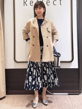 「Reflect（リフレクト）のアイテム」を使った、nekoさん（レディース・159cm）の冬コーディネート