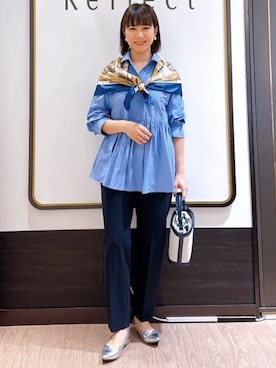 「Reflect（リフレクト）のアイテム」を使った、nekoさん（レディース・159cm）の冬コーディネート