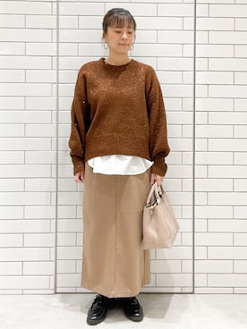 oiさん（レディース・155cm）の冬コーディネート
