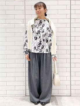 「Reflect（リフレクト）のアイテム（ワンピース/ドレス）」を使った、oiさん（レディース・155cm）の冬コーディネート