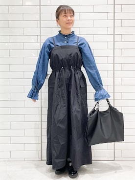 「Reflect（リフレクト）のアイテム（ワンピース/ドレス）」を使った、oiさん（レディース・155cm）の冬コーディネート